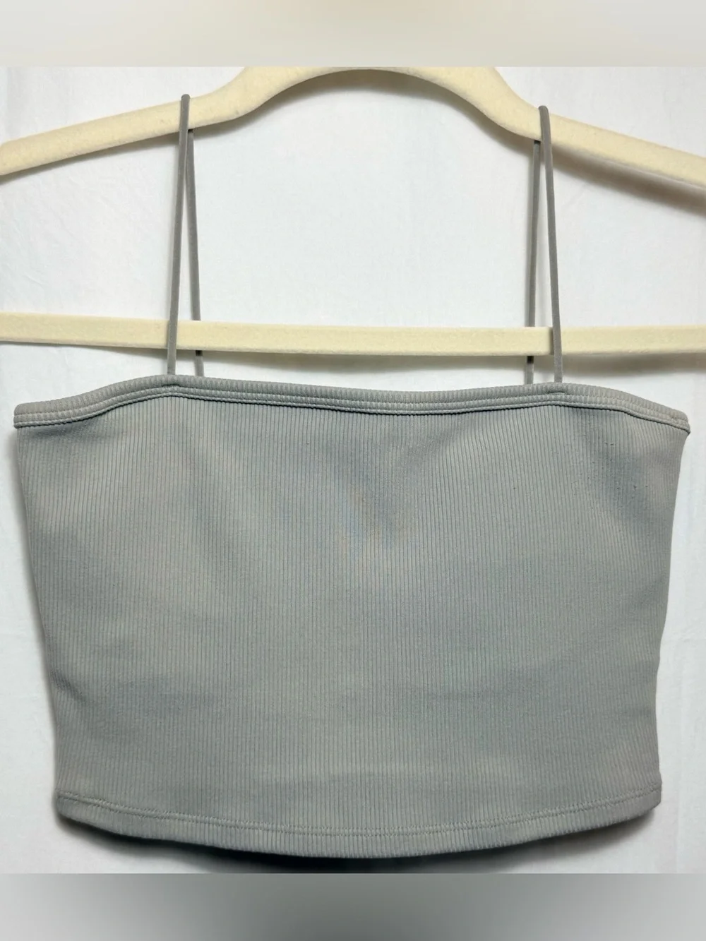 ALO Yoga Goddess Ribbed Bandeau Top